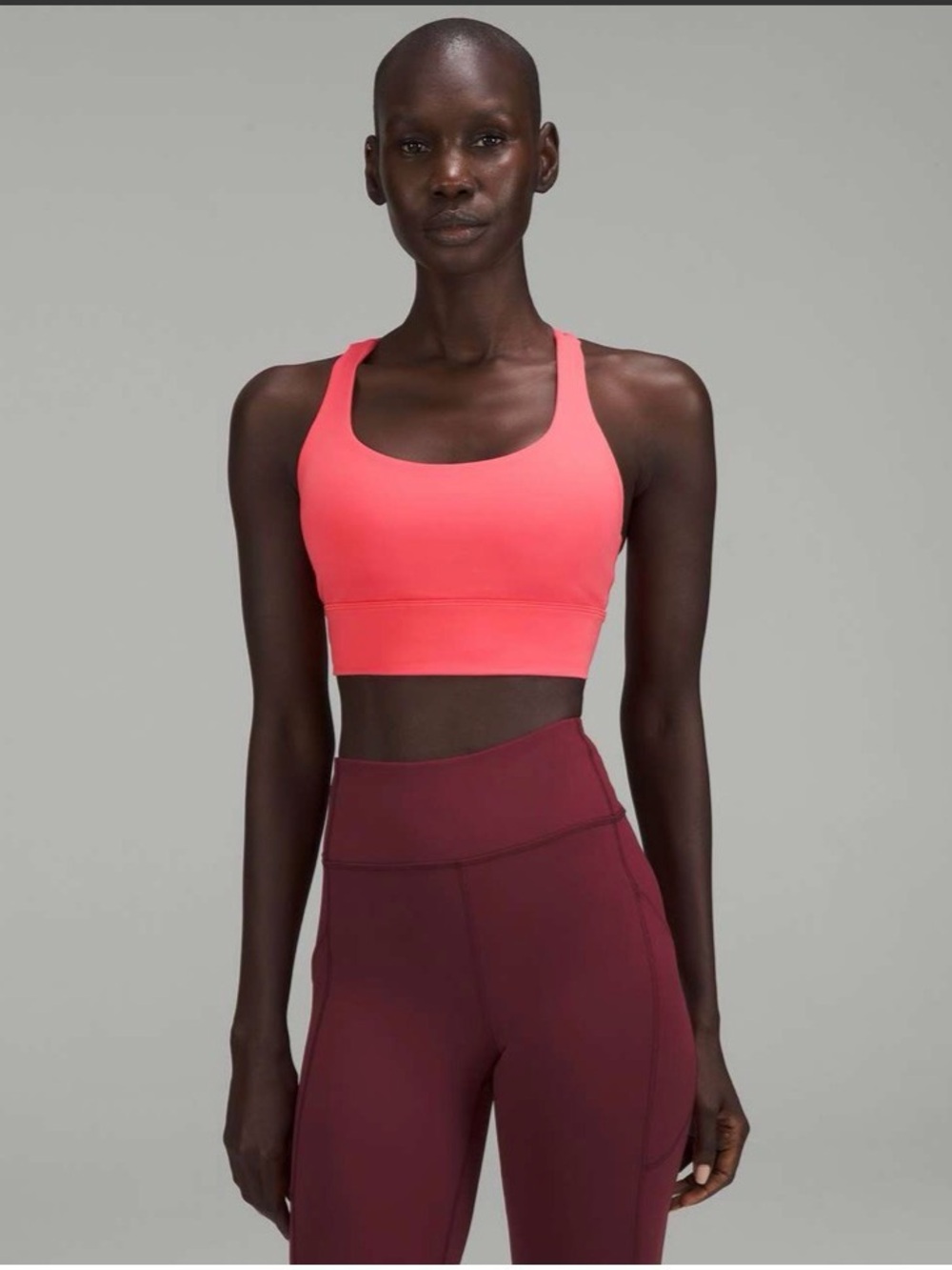 Lululemon Energy Longline Bra *Medium Support, B–D Cups
Pale Raspberry